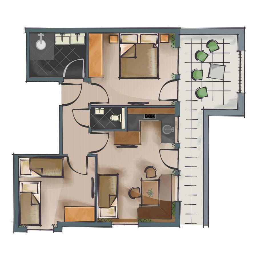 Waidmannsruh Appartements Герлос Экстерьер фото